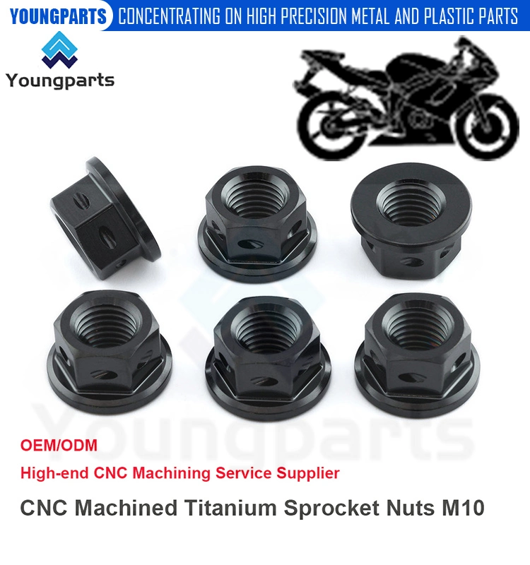 Maximize Your Motorcycle&rsquor; S Power with Titanium Sprocket Nuts M10