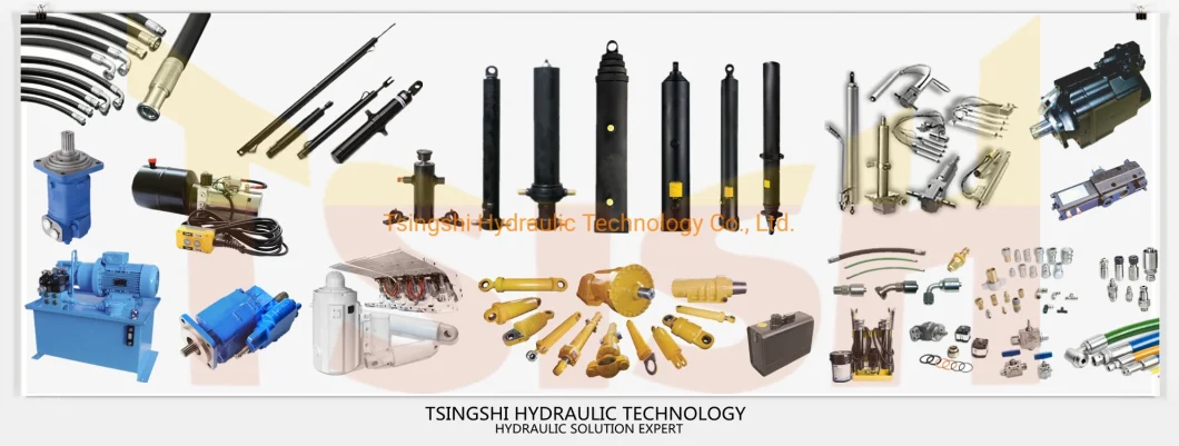 China Double Acting Hydraulic Cylinder Piston Small Farm Tractor Harvester