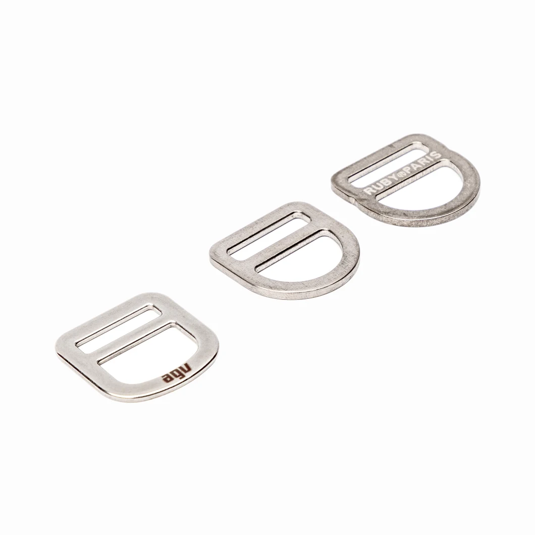 Direct Factory Wholesale D-Shaped Safety and Motorcycle Helmet Stainless Steel Metal Buckle Fastener