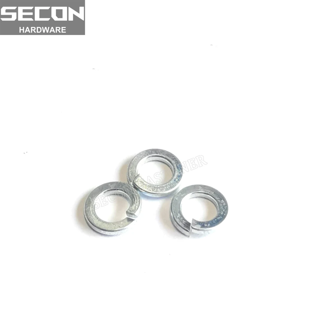 China Factory Good Quality Factory OEM DIN 127 Titanium Spring Lock Washer in Handware Zinc Plated / Black