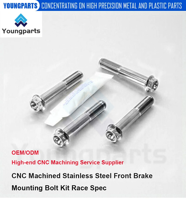 CNC Turned Stainless Steel Bolts for Reliable Front Brake Mounting on Your Motorcycle