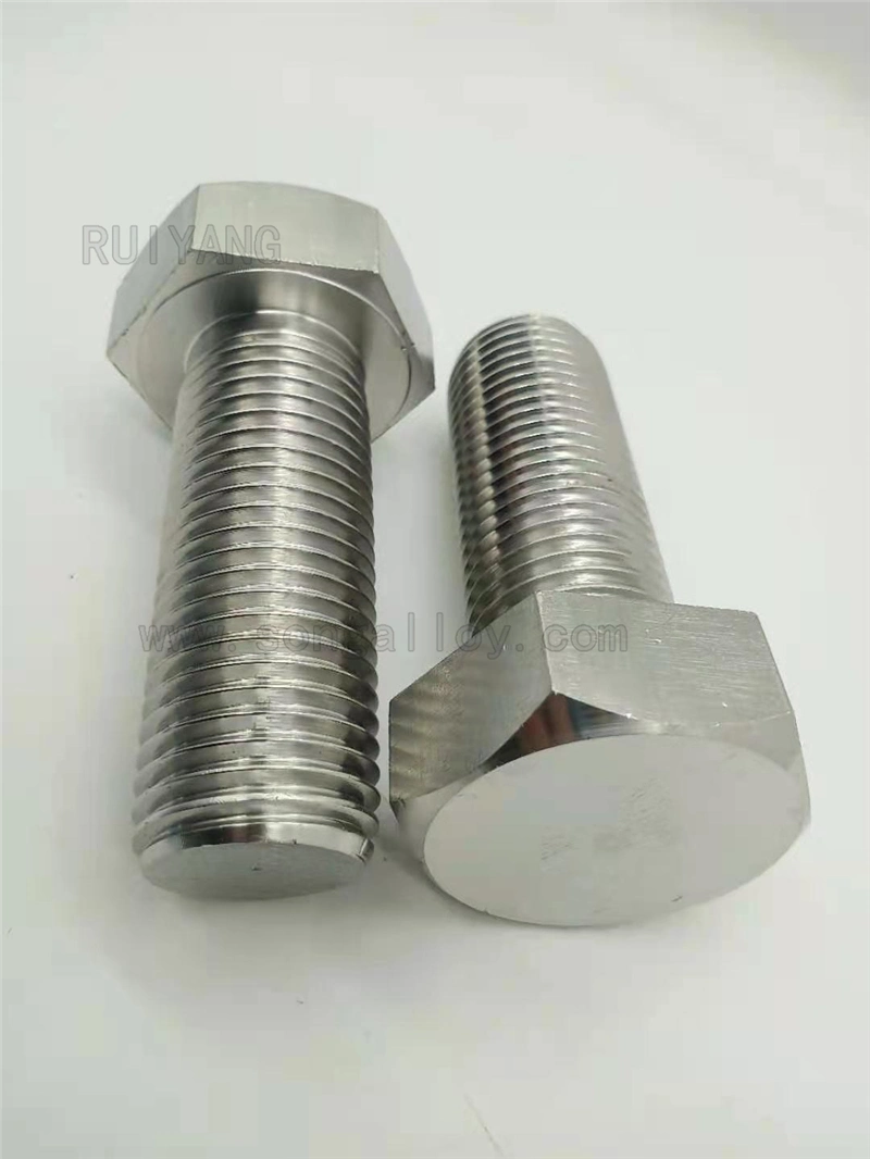 DIN933 Hex Bolts in Stainless Steel Fastener and Titanium Screws Tc4 M6*50