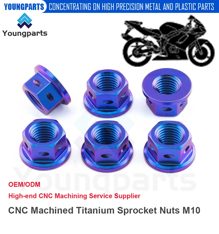 Maximize Your Motorcycle&rsquor; S Power with Titanium Sprocket Nuts M10
