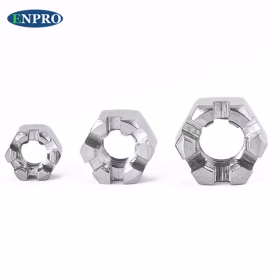 Factory Direct Casting Castle Nut Fasteners for Cars/Bikes/Motorcycles Shc001