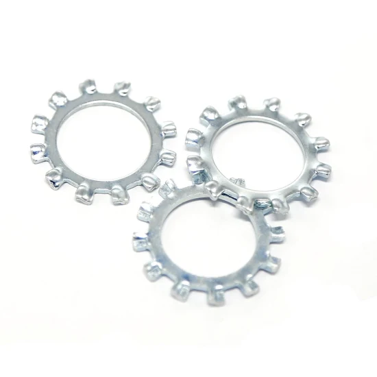 DIN 6798 Titanium Toothed Lock Washers M12 Stainless Steel 316 External Tooth Washer